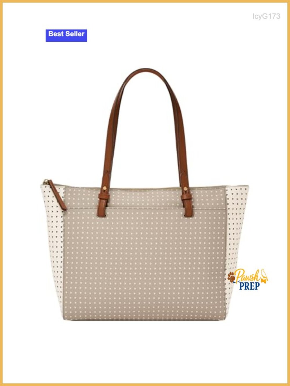 Faux Leather Tote Handbag with Pockets Fits 15" Laptop